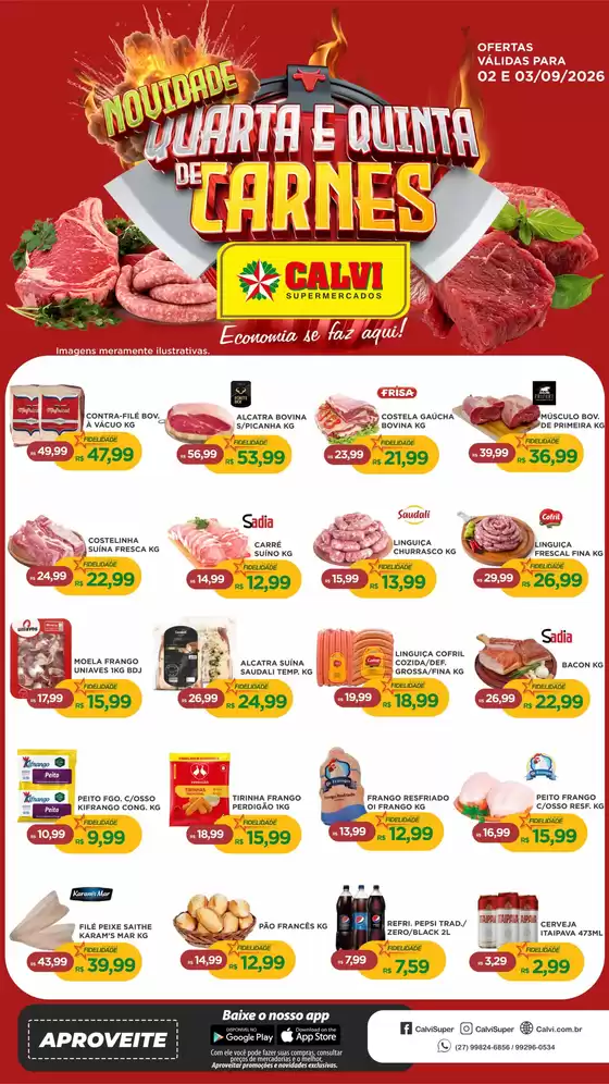 Catálogo Calvi Supermercados | Quarta e Quinta Verde | 2026-09-03T00:00:00.000Z - 2026-09-03T00:00:00.000Z
