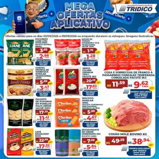 Catálogo Supermercados Tridico | Mega Ofertas Aplicativo | 2026-09-03T00:00:00.000Z - 2026-09-09T00:00:00.000Z