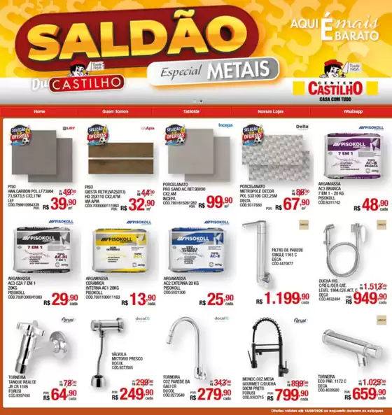 Catálogo Center Castilho | Ofertas Center Castilho | 2026-09-03T00:00:00.000Z - 2026-09-15T00:00:00.000Z