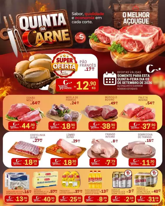 Catálogo Supermercados Caetano | Encarte Supermercados Caetano | 2026-09-03T00:00:00.000Z - 2026-09-03T00:00:00.000Z