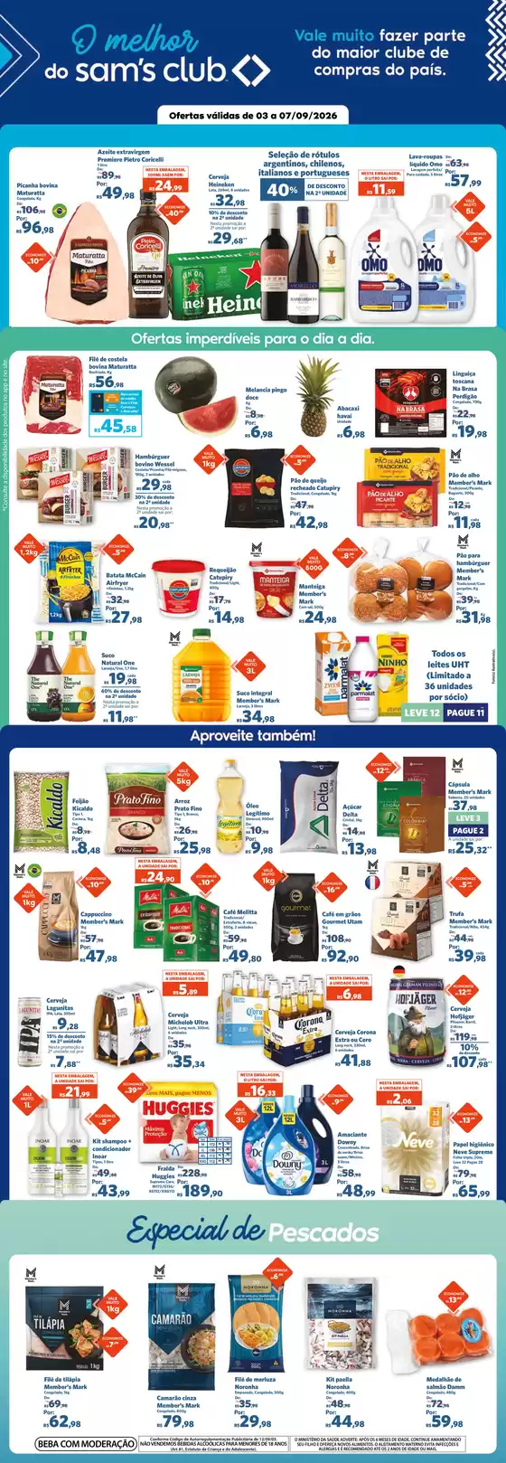 Catálogo Sam's Club | Ótima oferta para caçadores de pechinchas | 2026-09-03T00:00:00.000Z - 2026-09-07T00:00:00.000Z