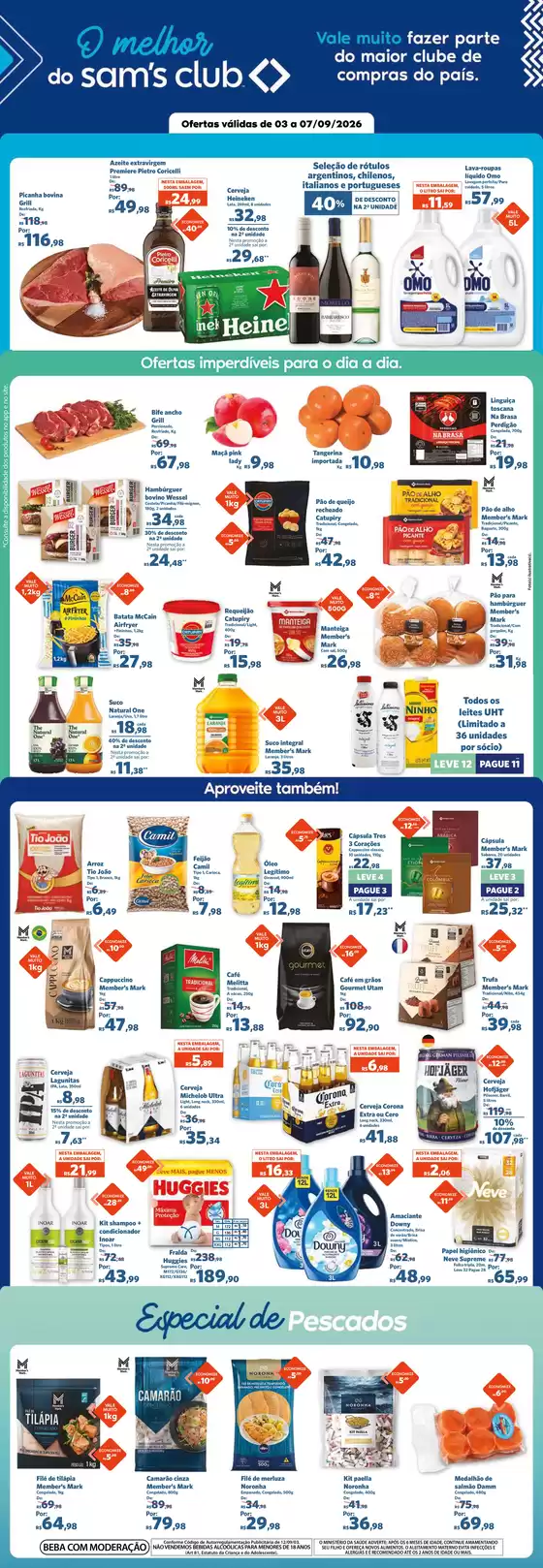 Catálogo Sam's Club | Ofertas especiais atraentes para todos | 2026-09-03T00:00:00.000Z - 2026-09-07T00:00:00.000Z