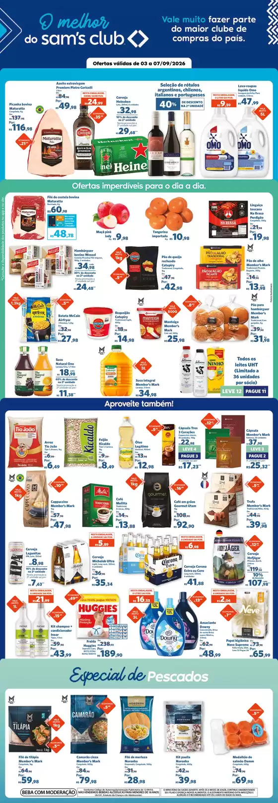 Catálogo Sam's Club | Grandes descontos em produtos selecionados | 2026-09-03T00:00:00.000Z - 2026-09-07T00:00:00.000Z