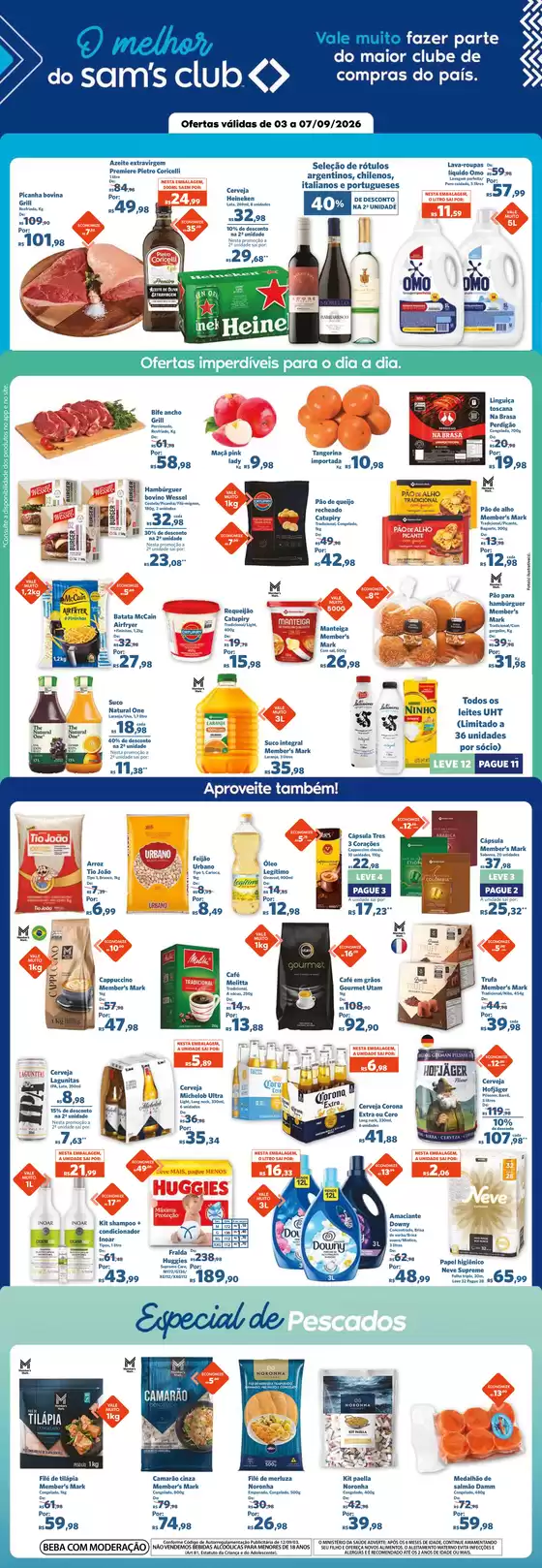 Catálogo Sam's Club | Pechinchas e ofertas atuais | 2026-09-03T00:00:00.000Z - 2026-09-07T00:00:00.000Z