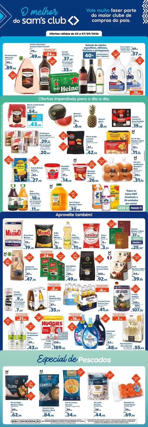 Catálogo Sam's Club | Ofertas exclusivas e pechinchas | 2026-09-03T00:00:00.000Z - 2026-09-07T00:00:00.000Z