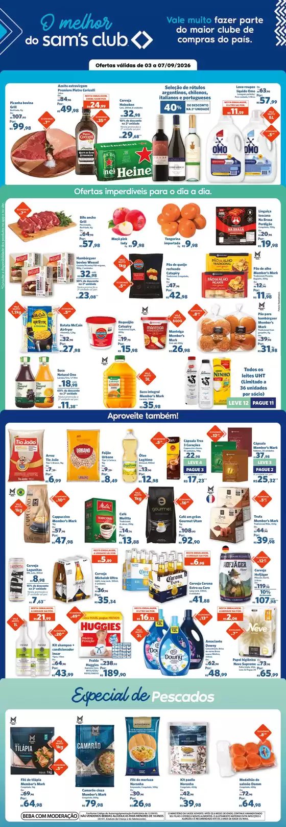 Catálogo Sam's Club | Melhores ofertas para todos os clientes | 2026-09-03T00:00:00.000Z - 2026-09-07T00:00:00.000Z