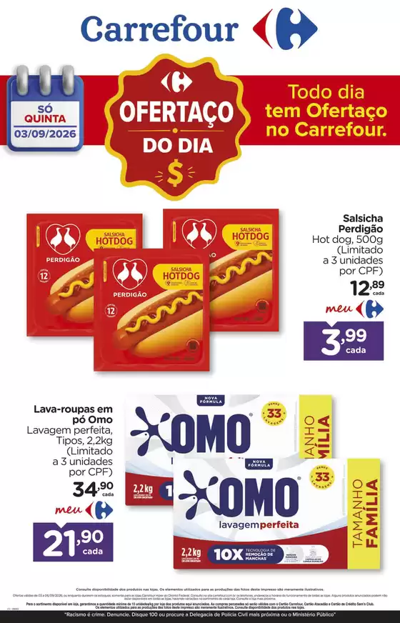Catálogo Carrefour | OFERTA DO DIA SINAL VERDE | 2026-09-03T00:00:00.000Z - 2026-09-03T00:00:00.000Z