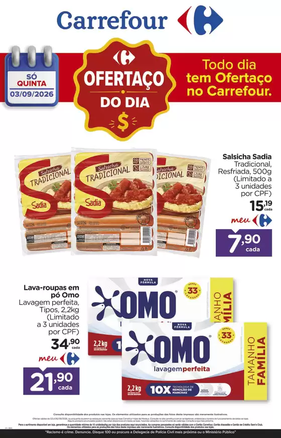 Catálogo Carrefour | Melhores ofertas para todos os caçadores de pechinchas | 2026-09-03T00:00:00.000Z - 2026-09-03T00:00:00.000Z
