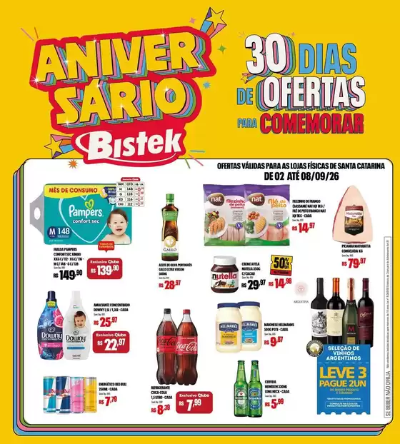 Catálogo Bistek Supermercados | Nossas melhores ofertas para você | 2026-09-02T00:00:00.000Z - 2026-09-08T00:00:00.000Z