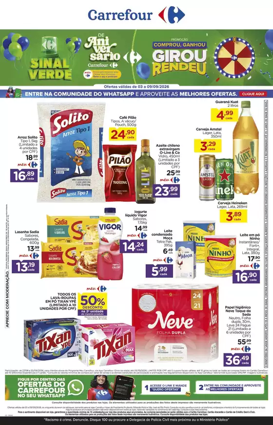 Catálogo Carrefour | Nossas melhores ofertas para você | 2026-09-03T00:00:00.000Z - 2026-09-09T00:00:00.000Z