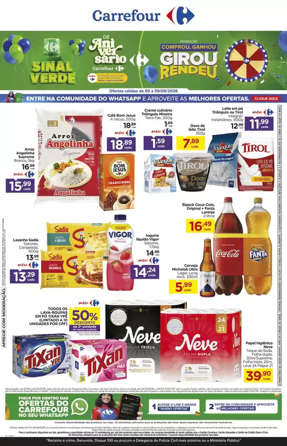 Catálogo Carrefour | Melhores ofertas para compradores econômicos | 2026-09-03T00:00:00.000Z - 2026-09-09T00:00:00.000Z