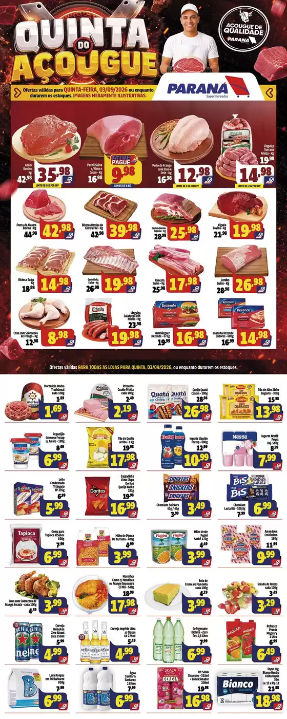 Catálogo Paraná Supermercados | Melhores ofertas para compradores econômicos | 2026-09-03T00:00:00.000Z - 2026-09-03T00:00:00.000Z