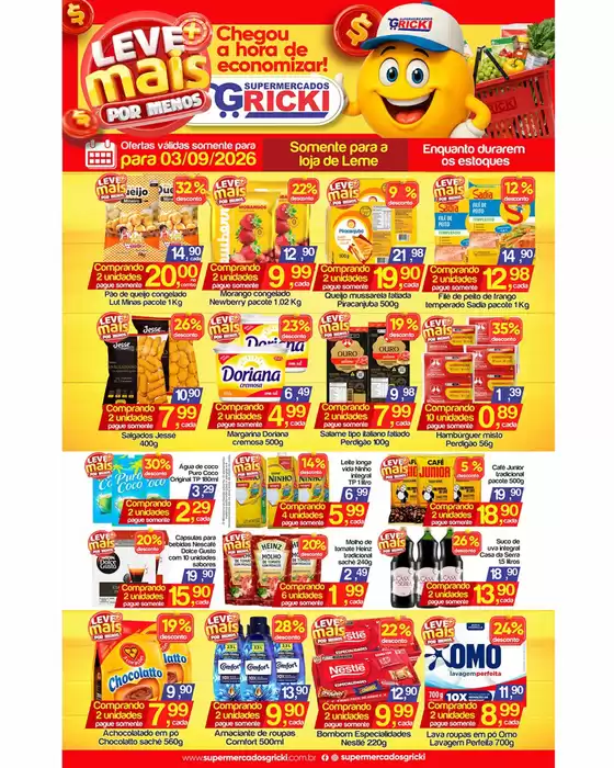 Catálogo Supermercados Gricki | Pechinchas e ofertas atuais | 2026-09-03T00:00:00.000Z - 2026-09-03T00:00:00.000Z