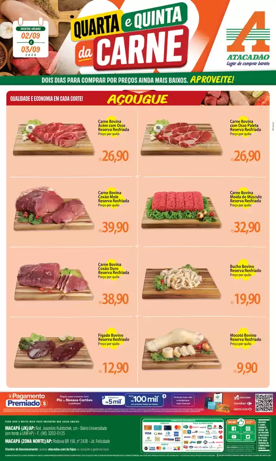 Catálogo Atacadão | Atacadão - Carnes | 2026-09-03T00:00:00.000Z - 2026-09-03T00:00:00.000Z
