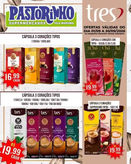 Catálogo Supermercado Pastorinho | Ofertas para caçadores de pechinchas | 2026-09-01T00:00:00.000Z - 2026-09-30T00:00:00.000Z