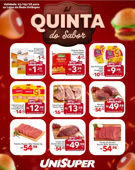 Catálogo UniSuper | Ofertas exclusivas para nossos clientes | 2026-09-03T00:00:00.000Z - 2026-09-03T00:00:00.000Z