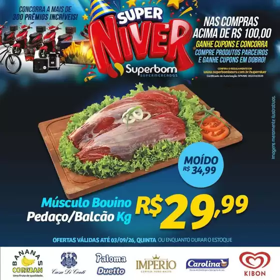 Catálogo Superbom Supermercados | Encarte Superbom Supermercados | 2026-09-03T00:00:00.000Z - 2026-09-03T00:00:00.000Z