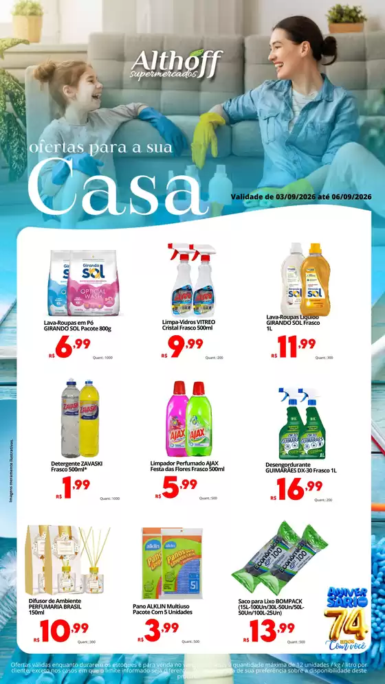 Catálogo Althoff Supermercados | Casa & Você. | 2026-09-03T00:00:00.000Z - 2026-09-06T00:00:00.000Z
