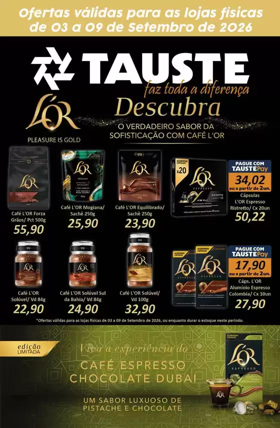 Catálogo Supermercados Tauste | Ofertas Tauste Especial JDE | 2026-09-03T00:00:00.000Z - 2026-09-09T00:00:00.000Z