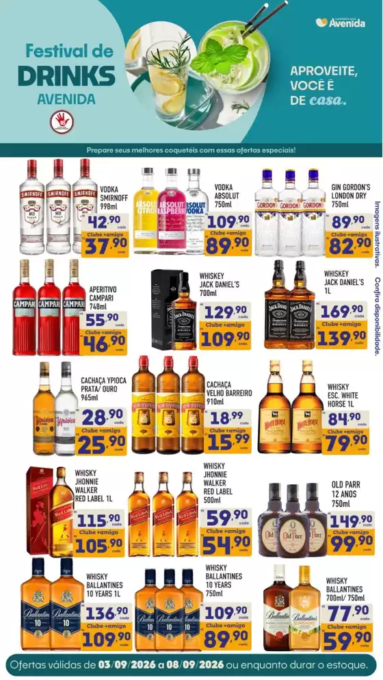 Catálogo Supermercados Avenida em Ibitinga | Nossas melhores pechinchas | 2026-09-03T00:00:00.000Z - 2026-09-08T00:00:00.000Z