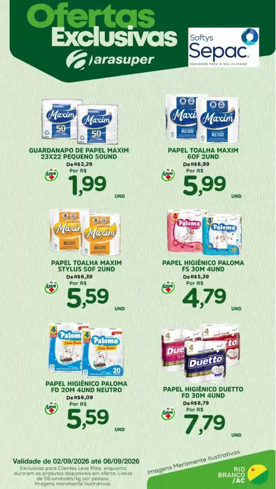 Catálogo Araújo Supermercados | EXCLUSIVA SEPAC | 2026-09-02T00:00:00.000Z - 2026-09-06T00:00:00.000Z