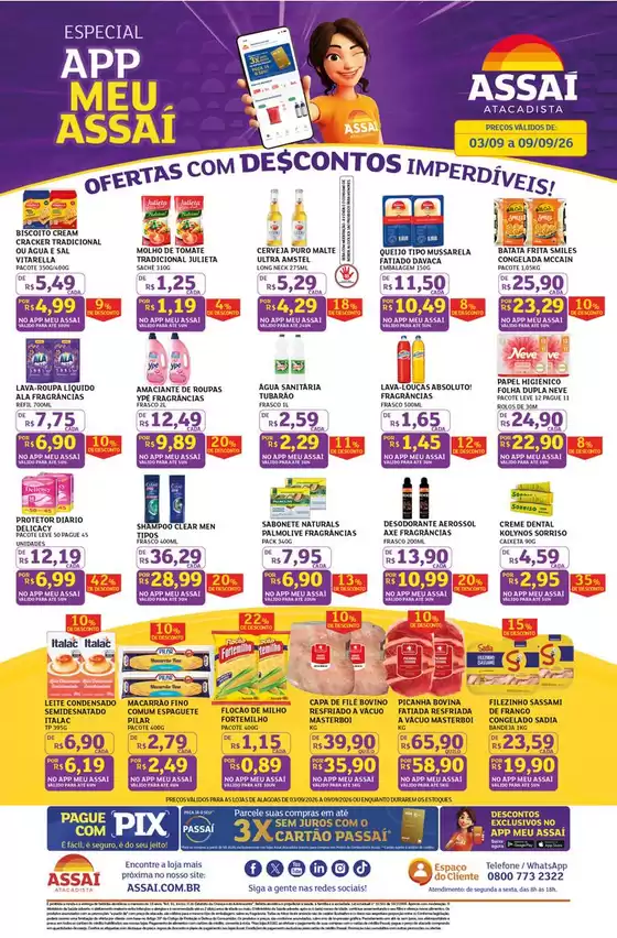 Catálogo Assaí Atacadista | Encarte Assaí Atacadista 171223-573 | 2026-09-03T00:00:00.000Z - 2026-09-09T00:00:00.000Z