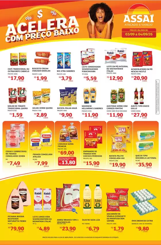 Catálogo Assaí Atacadista | Encarte Assaí Atacadista 171230-529 | 2026-09-03T00:00:00.000Z - 2026-09-04T00:00:00.000Z