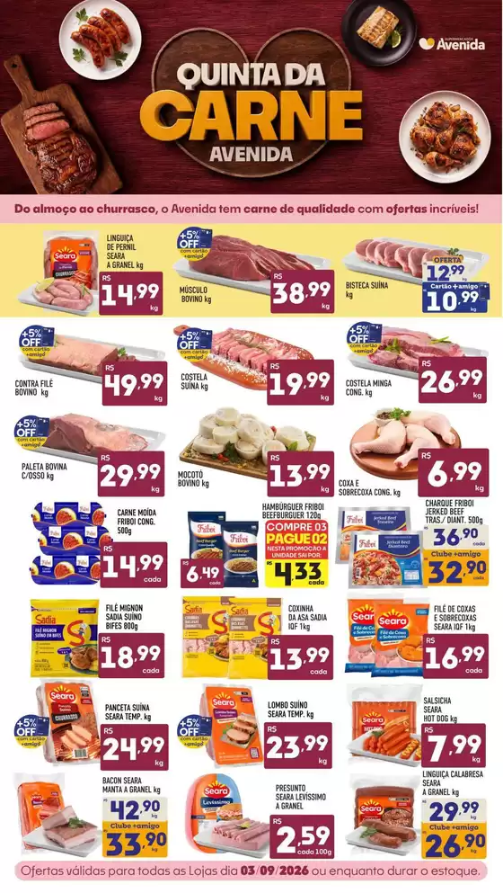 Catálogo Supermercados Avenida em Ibitinga | Melhores ofertas para compradores econômicos | 2026-09-03T00:00:00.000Z - 2026-09-03T00:00:00.000Z