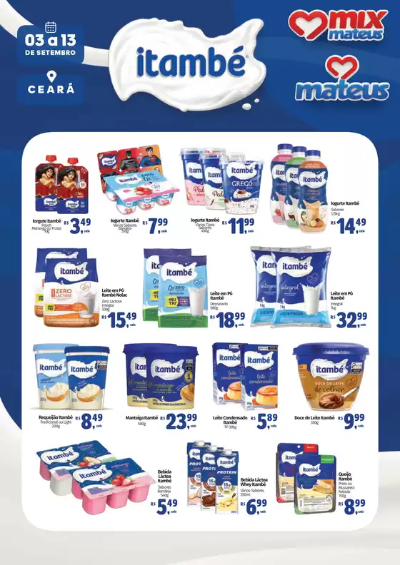 Catálogo Supermercados Mateus | Exclusivo Itambé | 2026-09-03T00:00:00.000Z - 2026-09-13T00:00:00.000Z