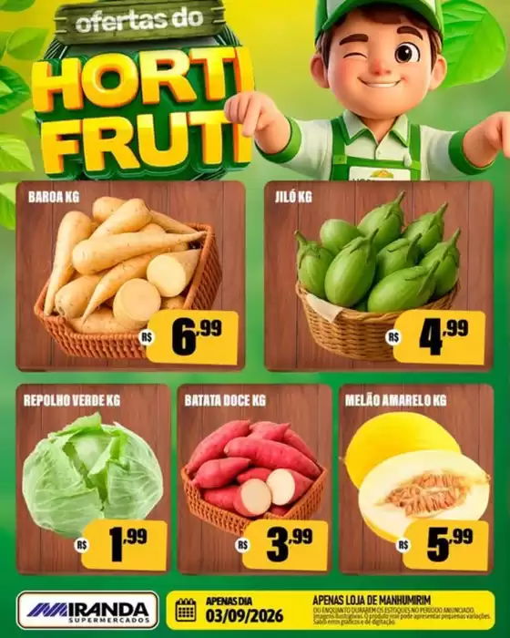 Catálogo Miranda Supermercados | Hortifruti | 2026-09-03T00:00:00.000Z - 2026-09-03T00:00:00.000Z