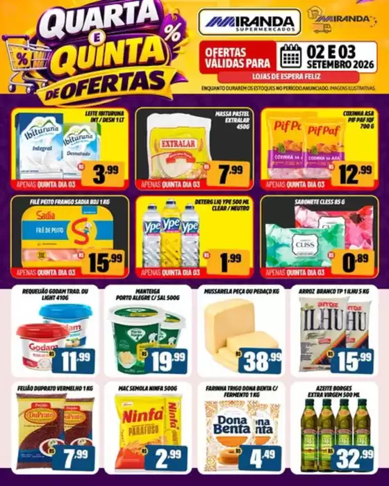 Catálogo Miranda Supermercados | QUARTA E QUINTA | 2026-09-03T00:00:00.000Z - 2026-09-03T00:00:00.000Z