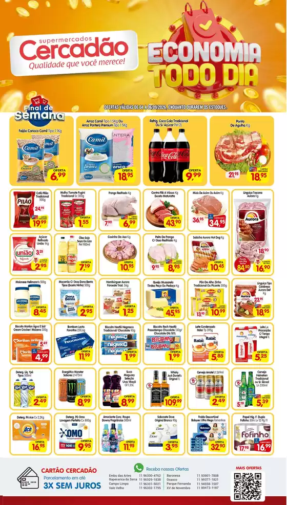 Catálogo Cercadão | Ofertas | 2026-09-04T00:00:00.000Z - 2026-09-06T00:00:00.000Z