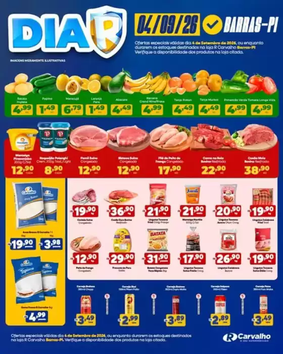 Catálogo R Carvalho Supermercado | Ofertas | 2026-09-04T00:00:00.000Z - 2026-09-04T00:00:00.000Z