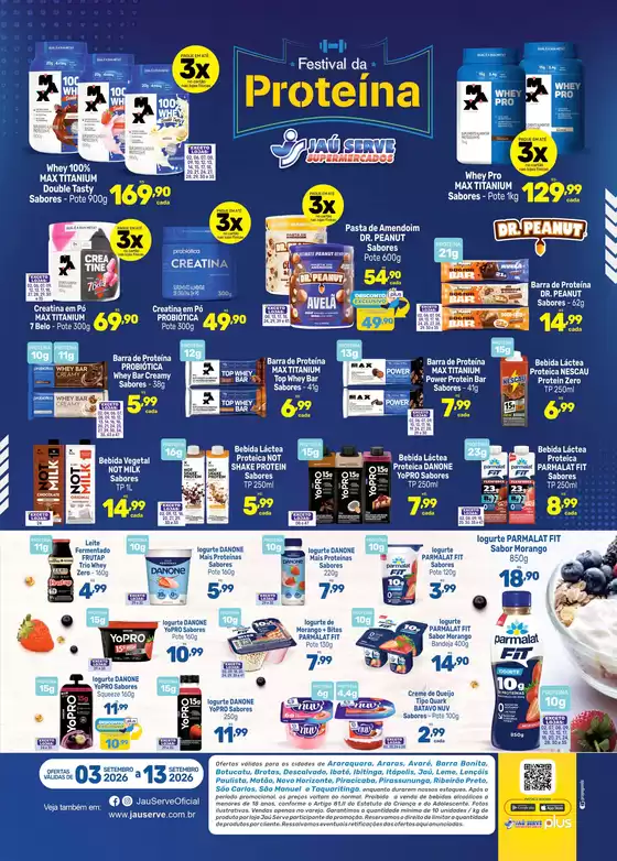 Catálogo Supermercados Jaù Serve | Festival de Proteínas | 2026-09-04T00:00:00.000Z - 2026-09-13T00:00:00.000Z