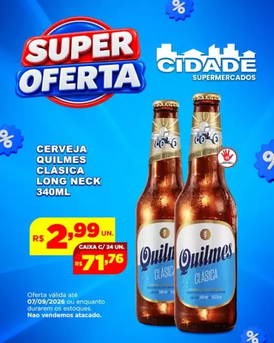 Catálogo Cidade Supermercados | Ofertas | 2026-09-04T00:00:00.000Z - 2026-09-07T00:00:00.000Z