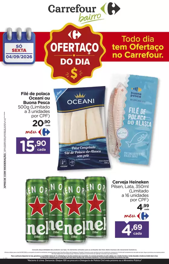Catálogo Carrefour Bairro | OFERTA DO DIA | 2026-09-04T00:00:00.000Z - 2026-09-04T00:00:00.000Z