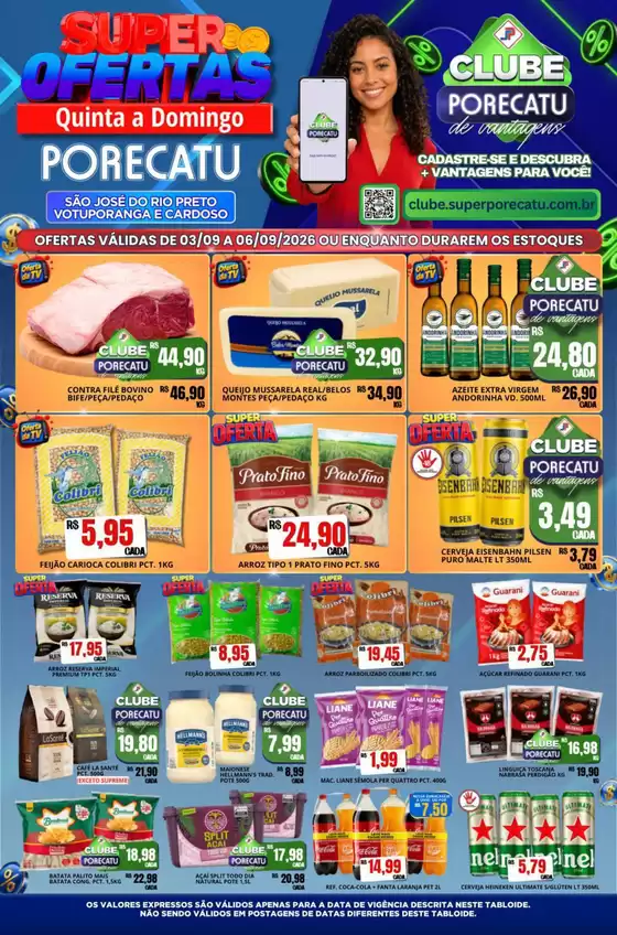 Catálogo Supermercado Porecatu | Tabloide De Ofertasvotuporanga E Cardoso | 2026-09-03T00:00:00.000Z - 2026-09-06T00:00:00.000Z