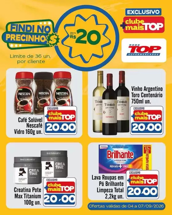 Catálogo Rede Top | Melhores ofertas para compradores econômicos | 2026-09-04T00:00:00.000Z - 2026-09-07T00:00:00.000Z