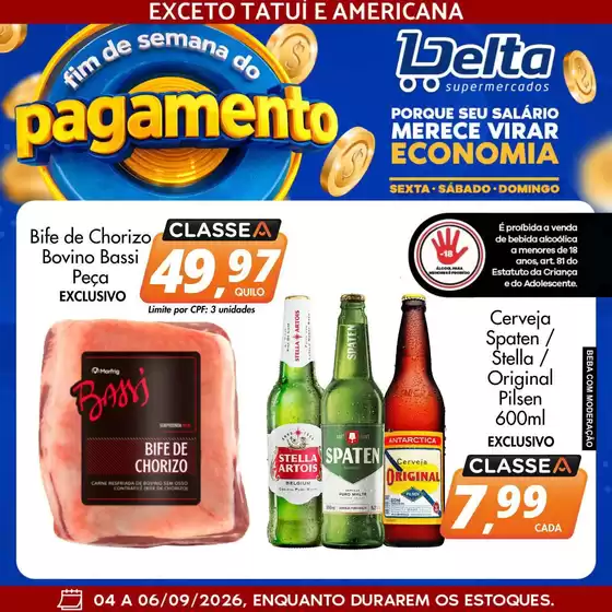 Catálogo Delta Supermercados | Ótima oferta para caçadores de pechinchas | 2026-09-04T00:00:00.000Z - 2026-09-06T00:00:00.000Z
