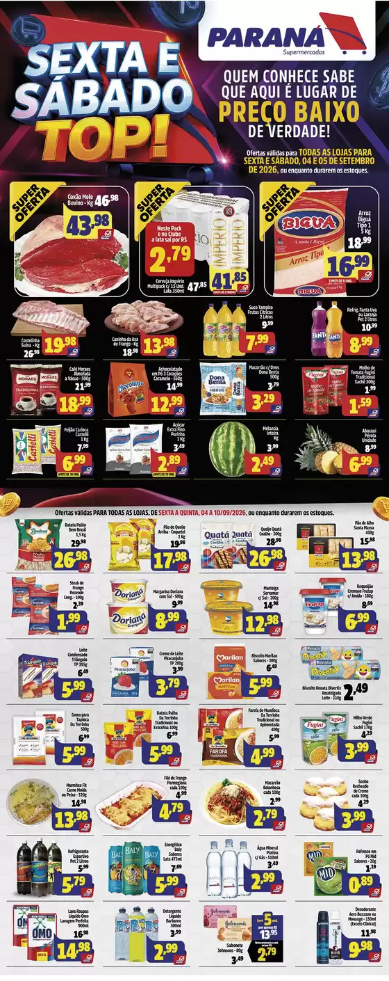 Catálogo Paraná Supermercados | Ampla seleção de ofertas | 2026-09-04T00:00:00.000Z - 2026-09-05T00:00:00.000Z