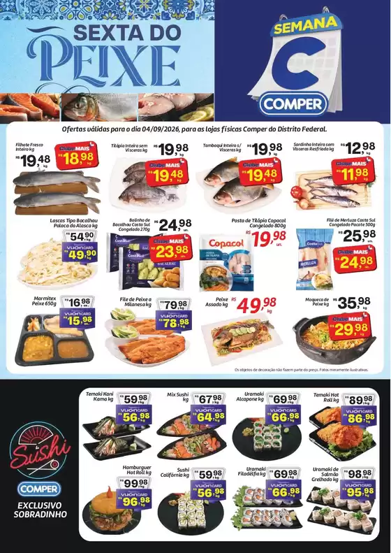 Catálogo Comper em São Paulo | Ótima oferta para caçadores de pechinchas | 2026-09-04T00:00:00.000Z - 2026-09-04T00:00:00.000Z