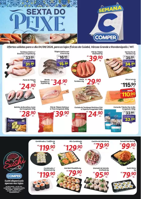 Catálogo Comper em São Paulo | Melhores ofertas para todos os clientes | 2026-09-04T00:00:00.000Z - 2026-09-04T00:00:00.000Z