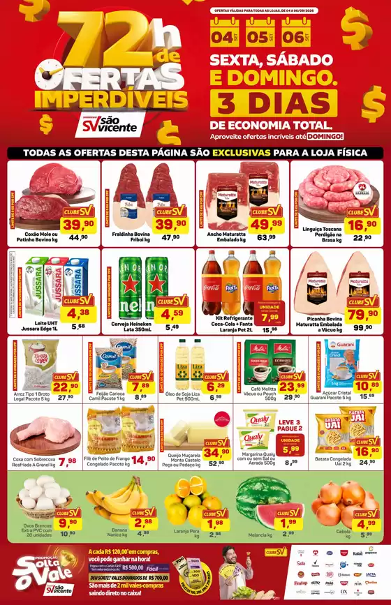 Catálogo Supermercados São Vicente | Ofertas exclusivas | 2026-09-04T00:00:00.000Z - 2026-09-06T00:00:00.000Z