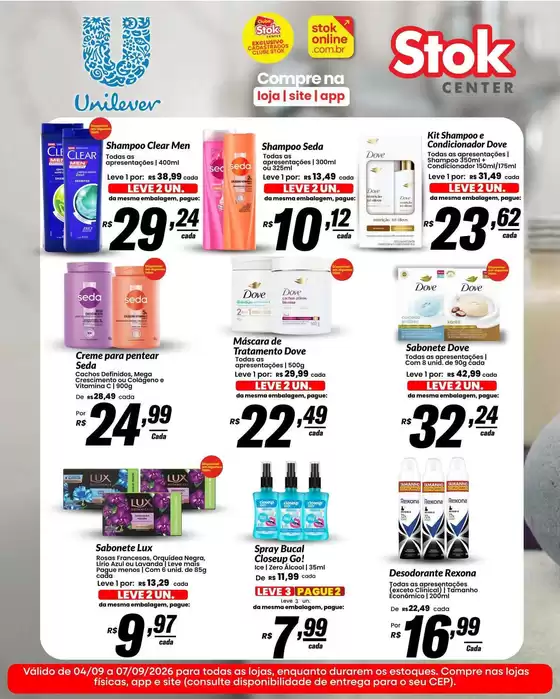 Catálogo Stok Center | Ofertas e promoções atuais | 2026-09-04T00:00:00.000Z - 2026-09-07T00:00:00.000Z