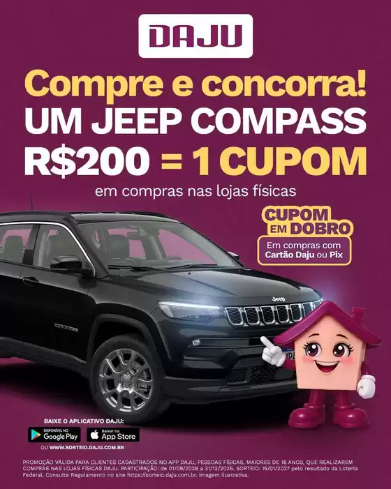 Catálogo Daju | Melhores ofertas e descontos | 2026-09-01T00:00:00.000Z - 2026-12-31T00:00:00.000Z