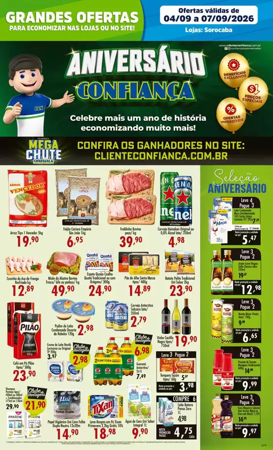 Catálogo Confiança Supermercados | Tabloide sorocaba 0409 2026 WPP | 2026-09-04T00:00:00.000Z - 2026-09-07T00:00:00.000Z