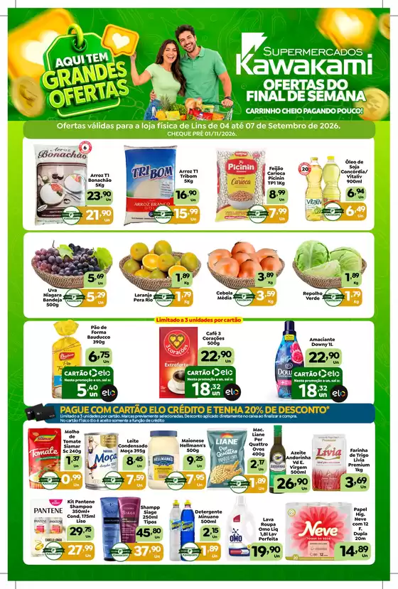Catálogo Supermercados Kawakami | Ofertas - Lins | 2026-09-04T00:00:00.000Z - 2026-09-07T00:00:00.000Z