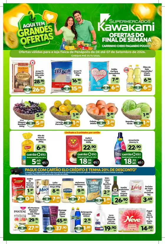 Catálogo Supermercados Kawakami | Ofertas - Penápolis | 2026-09-04T00:00:00.000Z - 2026-09-07T00:00:00.000Z
