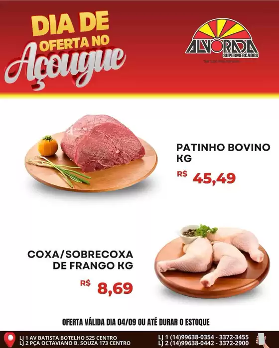 Catálogo Alvorada Supermercados | Encarte Alvorada Supermercados | 2026-09-04T00:00:00.000Z - 2026-09-04T00:00:00.000Z