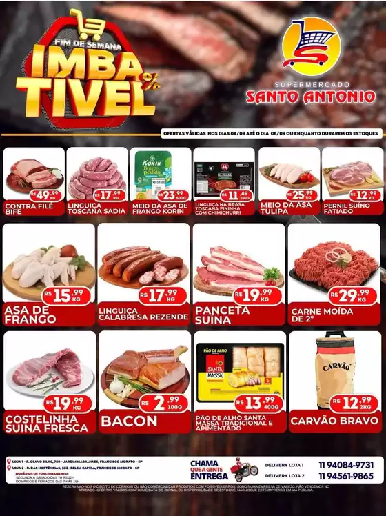 Catálogo Supermercados Santo Antonio | Encarte Supermercados Santo Antonio | 2026-09-04T00:00:00.000Z - 2026-09-06T00:00:00.000Z